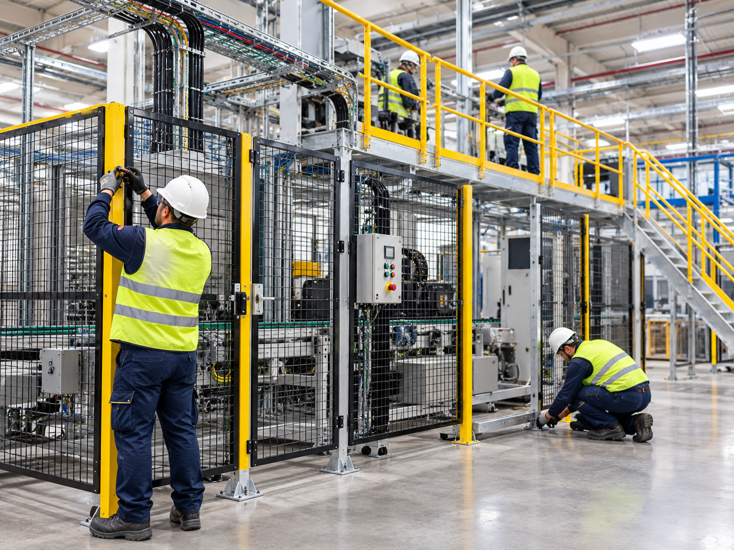 Réinstallation et remise en cohérence d’équipements industriels